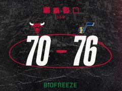 三节战报:克拉克森12+3,米切尔15+4,爵士76-70领先公牛