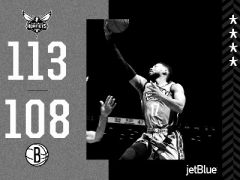 格雷厄姆40+5，罗齐尔13+7，黄蜂客场113-108险胜篮网