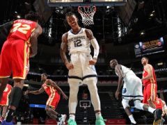NBA季前賽：莫蘭特18+13，灰熊輕取老鷹