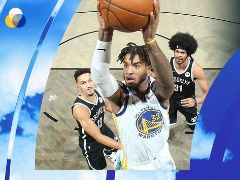 NBA常規(guī)賽：半場(chǎng)結(jié)束，籃網(wǎng)69-45繼續(xù)領(lǐng)先勇士