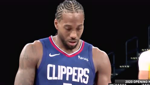 【NBA集锦】旋转跳跃闭着眼 莱昂纳德篮下滞空上篮2+1收入囊中