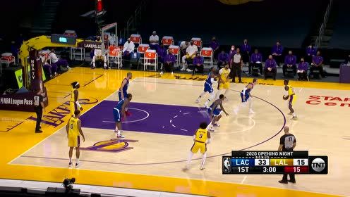 【NBA集锦】个人能力太强!莱昂纳德以一敌二突破上篮