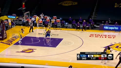 【NBA集锦】哈雷尔战旧主凶猛补扣 乔治冷血漂移强势回应