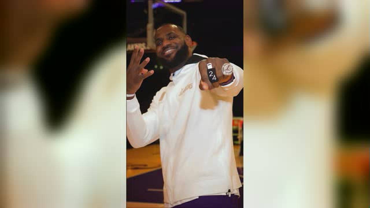 【NBA集锦】湖人总冠军戒指制作过程!老詹24护指感动了