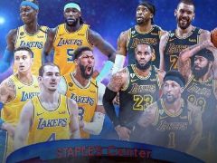 NBA揭幕战:湖人首发施罗德、波普、詹姆斯、浓眉、小加