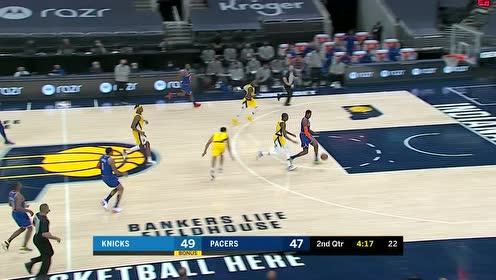 【NBA集錦】巴雷特收到托平助攻 平地起飛單臂劈扣