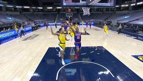 【NBA集錦】布羅格登腦后長(zhǎng)眼送出妙傳 薩博尼斯心領(lǐng)神會(huì)平地暴扣