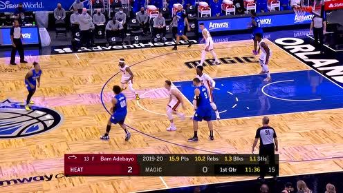 【NBA集錦】開場燃炸！阿德巴約攜手巴特勒虐筐砸扣帶隊7-2夢幻開局