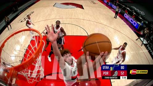 【NBA集锦】力拔山兮气盖世! 戈贝尔暴起隔扣努尔基奇太霸气