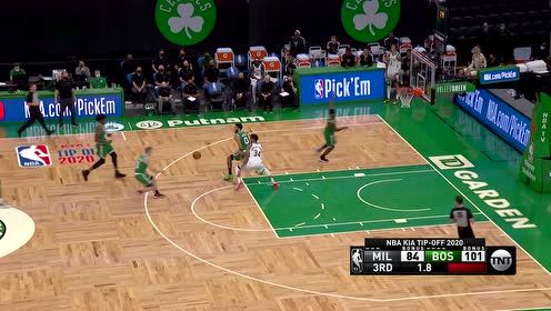【NBA集錦】本賽季力爭MVP？塔圖姆進攻萬花筒！三分球迎射字母哥