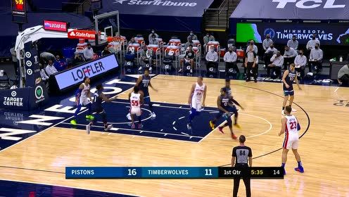 【NBA集锦】出手就有!罗斯底线三分穿针引线稳稳命中