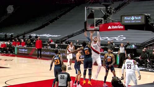 【NBA集锦】科温顿假投真传 努尔基奇石破天惊空切暴扣