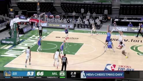 【NBA集錦】這才是熟悉的庫里！標(biāo)志性半場(chǎng)壓哨三分打回士氣