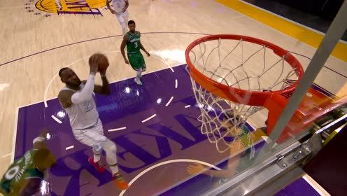 【NBA集錦】湖人反擊速度太恐怖 濃眉一傳到老詹扣籃只用不到5秒