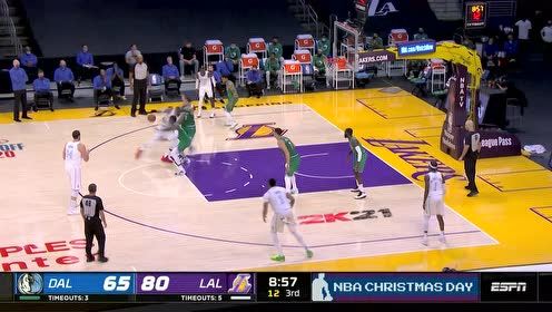 【NBA集錦】干拔東契奇超越“大O”詹姆斯年終大戰(zhàn)總得分升至歷史第二