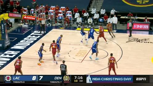 【NBA集錦】約基奇默契傳球 助穆雷拿下新賽季首個(gè)三分