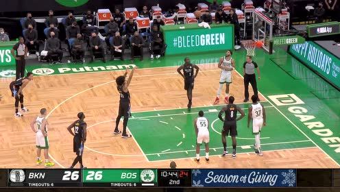 【NBA集錦】威廉姆斯眼疾手快擊地妙傳 塔圖姆接球大步流星戰(zhàn)斧劈扣