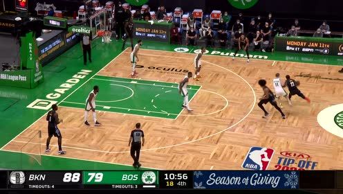 【NBA集錦】熟練度拉滿 勒維爾人縫手遞手助攻阿倫雙臂重扣掛筐