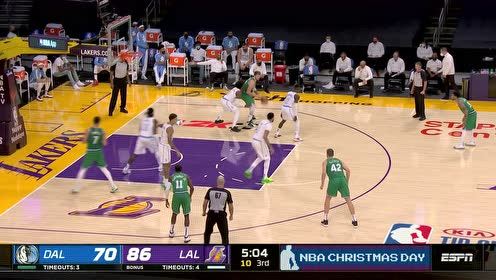 【NBA集錦】東契奇吸引包夾送妙傳 小艾弗森伯克超遠三分百步穿楊