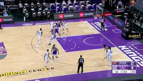 【NBA集錦】螳螂捕蟬黃雀在后 保羅慘遭巴恩斯追身大帽