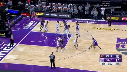 【NBA集錦】太陽(yáng)隊(duì)后場(chǎng)連線 布克助攻保羅三分入網(wǎng)！