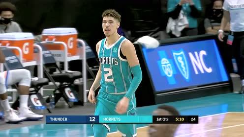 【NBA集錦】拉梅洛狀態(tài)正佳 外線三分出手即中
