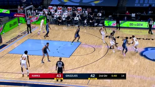 【NBA集錦】沒有第二道防線了 特雷-楊連續(xù)變向過掉吉昂拋投得手