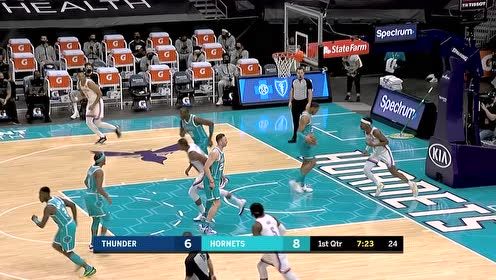 【NBA集錦】驚艷全場(chǎng)！海沃德沖進(jìn)內(nèi)線雙手暴扣