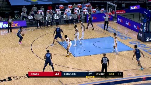 【NBA集錦】手感來了怎么都攔不住 莫蘭特拋投+三分連取5分