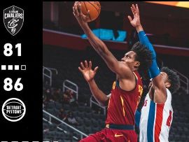 NBA常規(guī)賽：三節(jié)結(jié)束，格蘭特、格里芬合砍45分，活塞重奪領(lǐng)先！