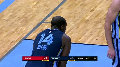 【NBA集錦】身體素質(zhì)實屬變態(tài) 科林斯身體完成失衡依舊打成2+1