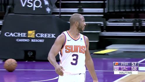 【NBA集錦】保羅神來之筆搶斷后命中三分 可惜超時(shí)不算！