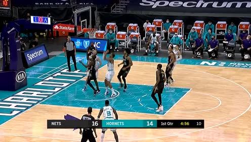 【NBA集锦】传球意识还算不错 三球挡拆后连线海沃德