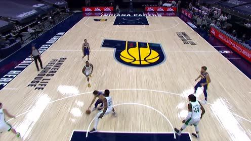 【NBA集锦】新增一个技能包!萨博尼斯外线自信出手三分落网