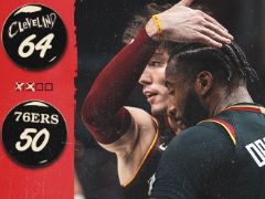 NBA常規(guī)賽：德拉蒙德半場15+10，騎士64-50領(lǐng)先76人