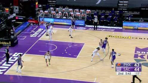 【NBA集錦】加洛維后仰拋投 金雞獨(dú)立把球拋進(jìn)