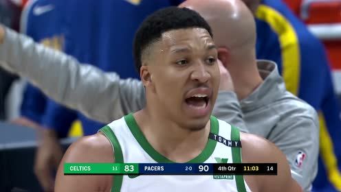 【NBA集锦】绿军失误太多了!麦康奈尔连线霍乐迪三打二轻松转换