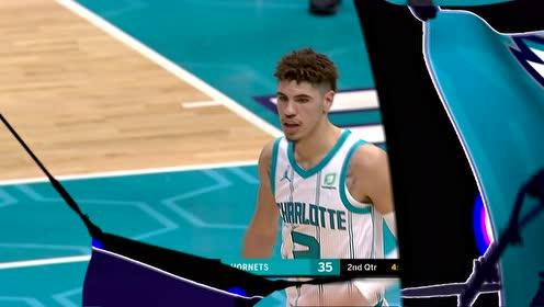 【NBA集锦】歪把子机枪还挺准 三球接球就扔三分飚中