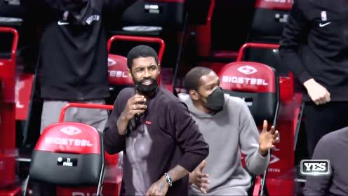 【NBA集錦】笑死我了！歐文摘口罩慶祝杜蘭特僵尸舞