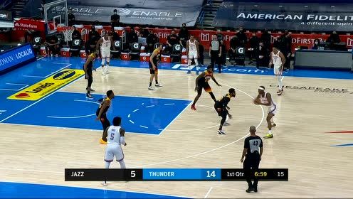 【NBA集錦】多爾特三分一箭穿心 康利假傳真投上籃得手
