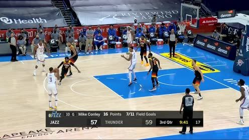 【NBA集錦】爵士三分突然開(kāi)張 康利博格丹諾維奇奧尼爾先后命中