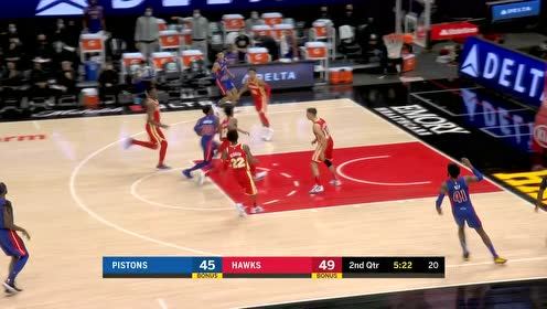 【NBA集錦】普拉姆利高空搶斷 杰克遜急速反擊上籃得手