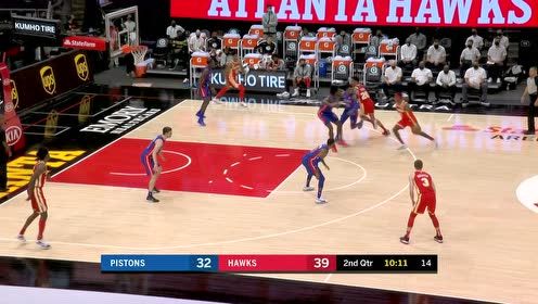 【NBA集錦】來自老鷹的首秀 朗多巧妙突破指東打西