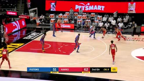 【NBA集錦】特雷楊長(zhǎng)傳制導(dǎo)流星追月 亨特不負(fù)眾望三分打進(jìn)