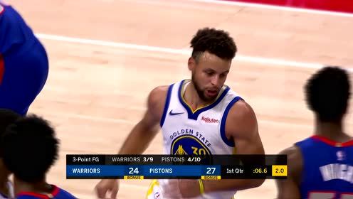 【NBA集錦】好看還無解！庫里風騷腳步晃倒防守再迎人開炮