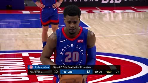 【NBA集錦】小伙子天賦滿滿 杰克遜帶球見縫插針強硬出手打成2+1