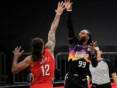 NBA常规赛：太阳六人得分上双以111-86轻取鹈鹕