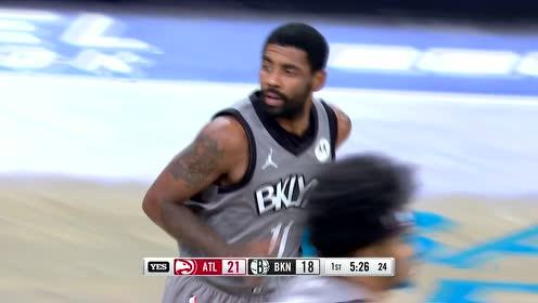 【NBA集錦】還是那個熟悉的招式 歐文突破過人后仰跳投