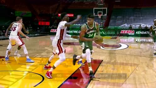【NBA集錦】阿德巴約一記大帽拒絕字母 德拉季奇趁機(jī)三分無情命中
