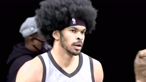 【NBA集錦】阿倫無視防守 直殺內(nèi)線完成2+1